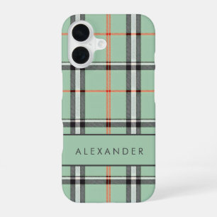 Elegant Retro Chequered iPhone 16 Case