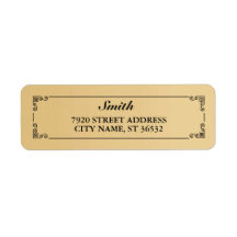 Elegant Retro Golden Gradient