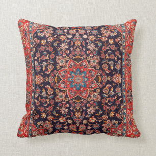 Elegant Retro Modern Vintage Persian Cushion