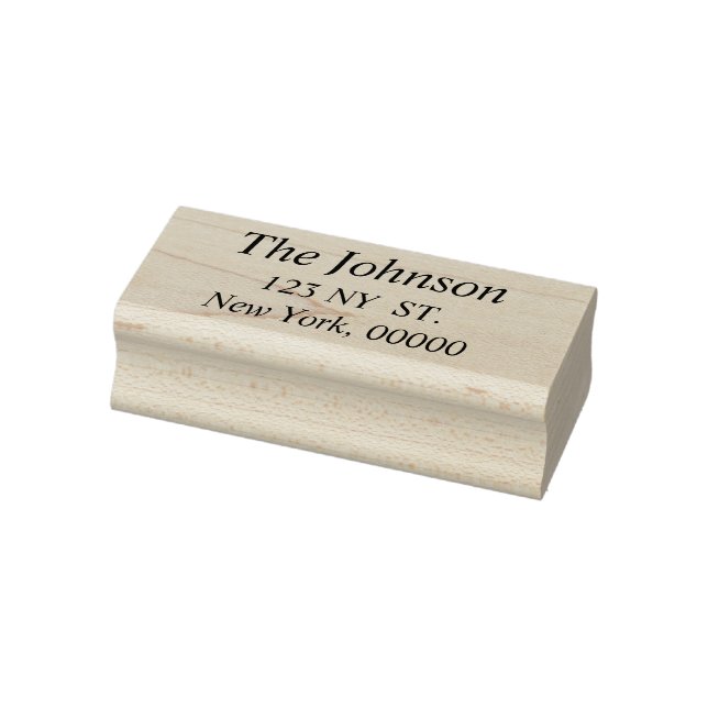 Elegant Return Address Rubber Stamp (Stamp)