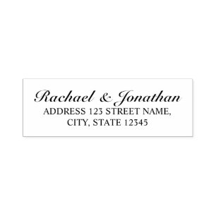 Elegant Return Address Self-inking Stamp