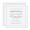Elegant Ribbon Baby Shower Script Stripes Blue