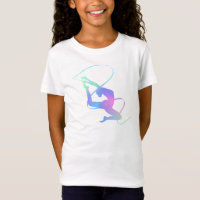 Elegant Ribbon Rhythmic Gymnastics Motif Artistic