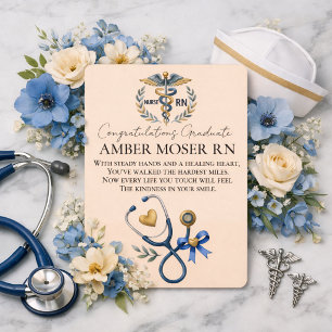Elegant RN Graduation Tribute