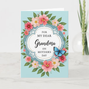 Elegant Rococo Mothers Card