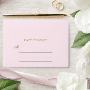 Elegant Rococo Wedding Envelope