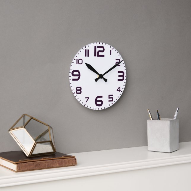 Elegant Roman Numerals Clock Face Design (Office)