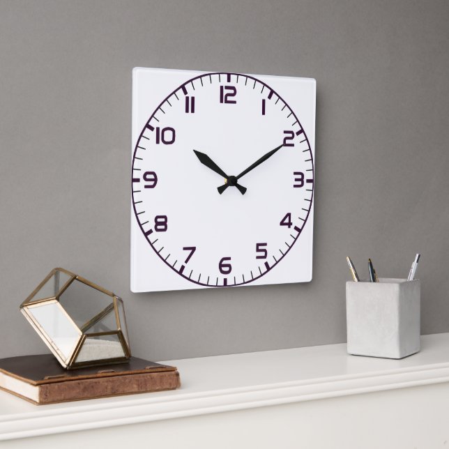 Elegant Roman Numerals Clock Face Design (Office)