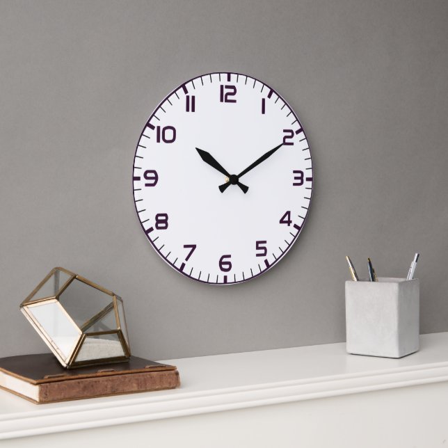 Elegant Roman Numerals Clock Face Design (Office)