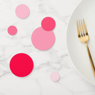 Elegant Romantic Blush Gradient Table Confetti  