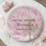 Elegant Romantic Blush Pink Floral Bridal Shower Paper Plate<br><div class="desc">Picture your event styled with Elegant Romantic Blush Pink Floral Bridal Shower pieces designed to match effortlessly. From decorations to small details,  the soft blush watercolor florals create a cohesive,  elegant look that feels romantic,  easy,  and beautifully put together.</div>