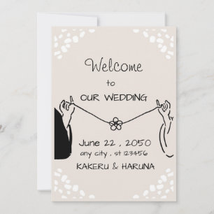 Elegant Romantic Couple Knot Invitation