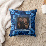 Elegant Romantic Couple Throw Pillow<br><div class="desc">Make every day feel like your special day with this floral wedding anniversary pillow. Its romantic tones and plush comfort capture years of love in one unforgettable design.</div>