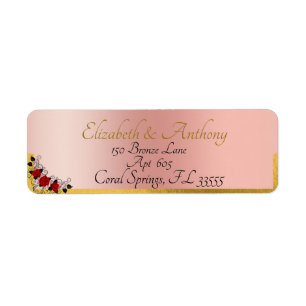 Elegant Romantic Couples Rose Gold Wedding Event