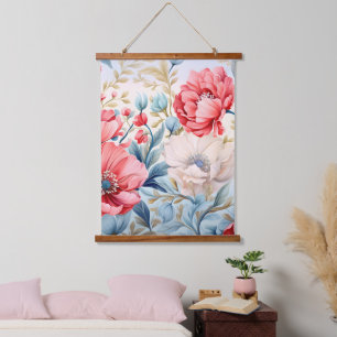 Elegant Romantic Flower Botanical Garden Hanging Tapestry