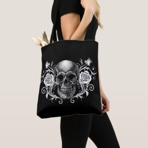 Elegant, Romantic Goth Tote Bag