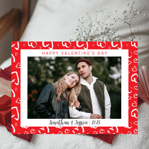 Elegant Romantic Love Couple Valentines Day Photo Holiday Card