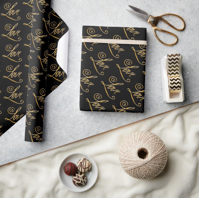 Elegant, Romantic, Love Wrapping Paper (Crafts)