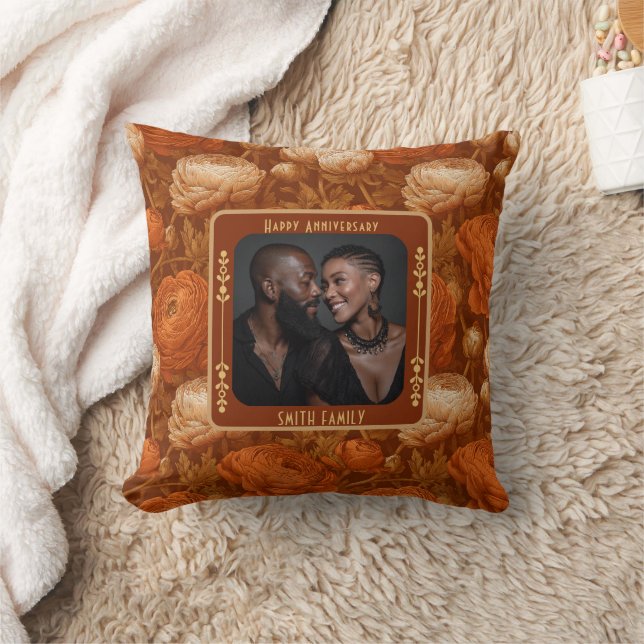 Elegant Romantic Relationship Throw Pillow  (Blanket)