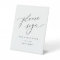 Elegant Romantic Wedding Guest Book Table Sign