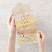 Elegant Romantic Wildflowers Terracotta