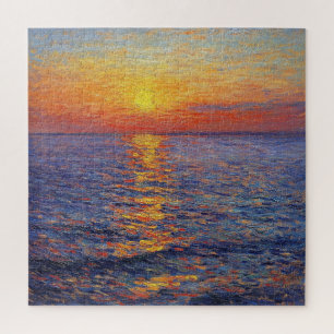 Elegant Room Makeover Minimalist Sunset Jigsaw Puzzle