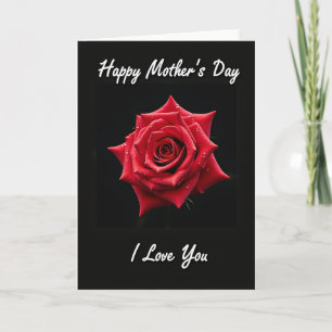 Elegant Rose Affection Card