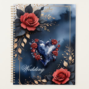 Elegant rose arrangement with golden foliage  planner