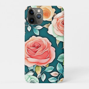Elegant Rose Bloom Design Case-Mate iPhone Case