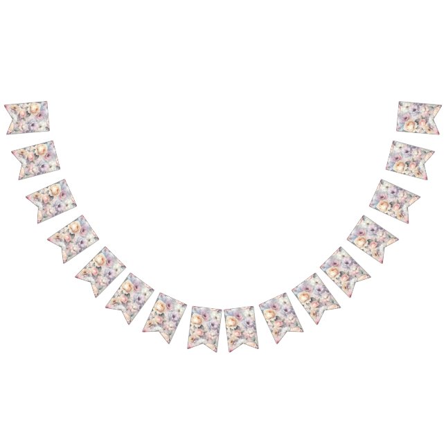 Elegant Rose Blossoms Bunting (All)