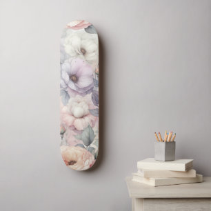 Elegant Rose Blossoms Skateboard