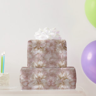Elegant Rose Blush Silk Shine Abstract Pattern Wrapping Paper