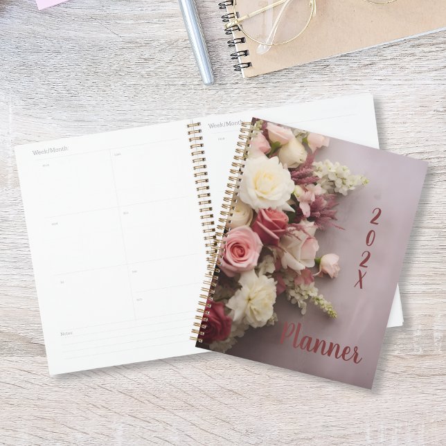 Elegant Rose Bouquet Calendar Planner (Creator Uploaded)