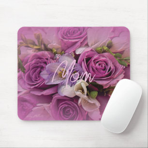 Elegant Rose Bouquet Mouse Pad