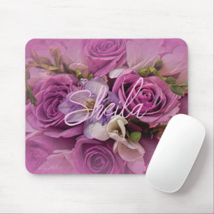 Elegant Rose Bouquet Mouse Pad