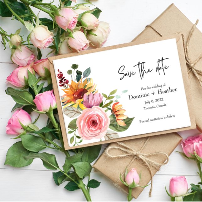 Elegant Rose Chic and Photo Wedding Invitation (Creator Uploaded)