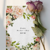 Elegant Rose Floral Romance Photo Mother's Day