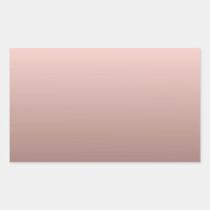 Elegant Rose Gold Blank Template Add Your Text Rectangular Sticker