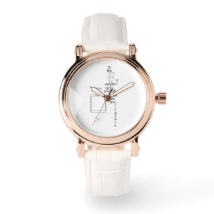 Elegant Rose Gold Case Minimalist Women's Watch