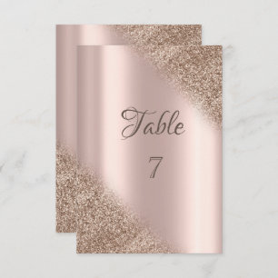 Elegant Rose Gold Glitter Ombre Invitation