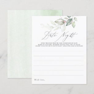 Elegant Rose Gold Greenery Leaves Date Night Ideas