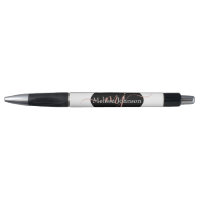 Elegant Rose Gold lettering on Black  
