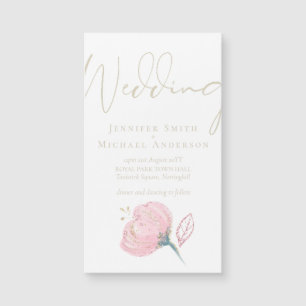 Elegant Rose Gold Modern Wedding Sparkle