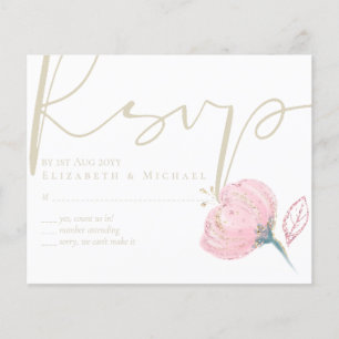 Elegant Rose Gold Modern Wedding Sparkle