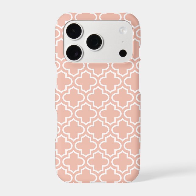 Elegant Rose Gold Quatrefoil (Back)