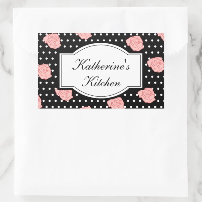 Elegant Rose Kitchen Stickers (Bag)