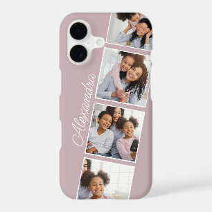 Elegant Rose Photo Collage Case-Mate iPhone Case