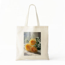 Elegant Rose Picture Tote Bag
