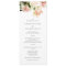 Elegant Rose Romance Wedding Program