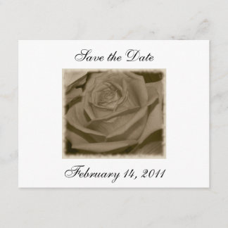 Elegant Rose Save The Date